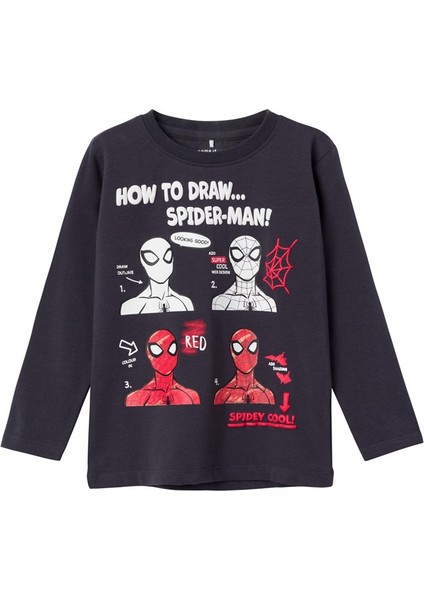 Spiderman Antrasit Erkek Çocuk Sweatshirt 13221198