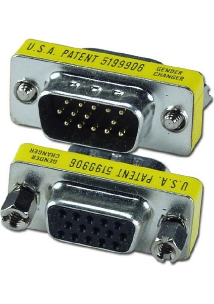 3 Sıra 15 Pin D-Sub Erkek - Dişi Ara Aparat