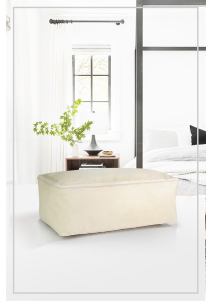 5'li Set Baza Altı Düzenleyici Küçük Boy Hurç Krem 50x25x20 Cm fiyatları