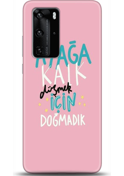Huawei P40 Pro Kılıf Hd Baskılı Kılıf - 0011