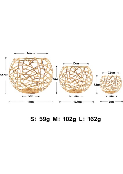 Düğün Centerpieces Için 3 Mumluk Şamdanlar (Yurt Dışından)