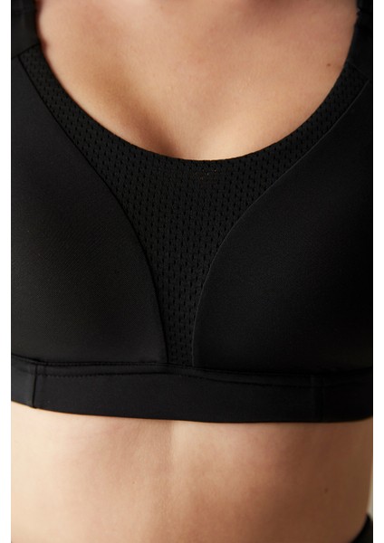 Siyah Cross Back Spor Sütyeni indirimleri