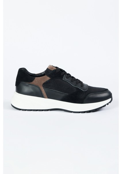 Deri Sneaker Spor Ayakkabı