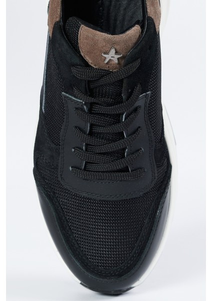 Deri Sneaker Spor Ayakkabı