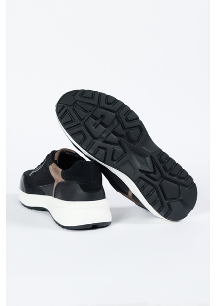 Deri Sneaker Spor Ayakkabı