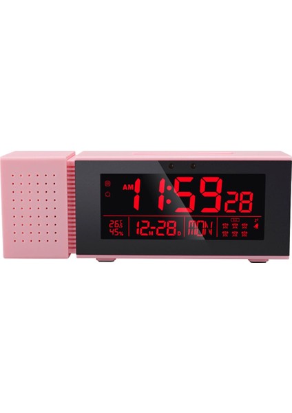 USB ile LCD Çalar Saat Lambası Dijital Saat Termometre (Yurt Dışından)