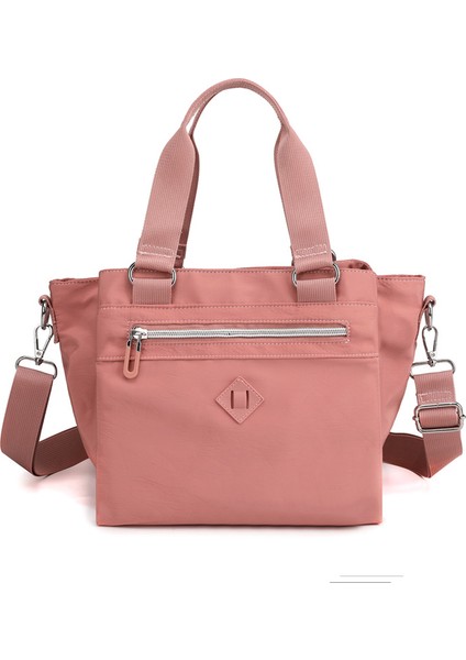 Colorful Fox Moda Vahşi Rahat Omuz Çantası Bayan Büyük Kapasiteli Çok Katmanlı Basit Messenger Çanta (Yurt Dışından)