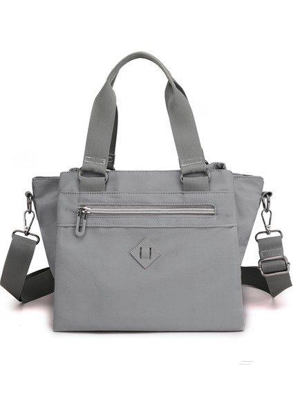 Colorful Fox Moda Vahşi Rahat Omuz Çantası Bayan Büyük Kapasiteli Çok Katmanlı Basit Messenger Çanta (Yurt Dışından)