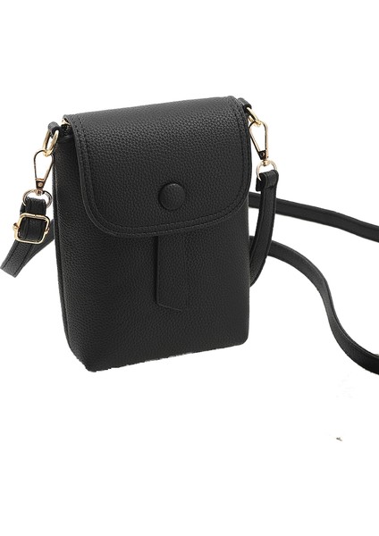 Tüm Maç Dikey Değişim Cep Telefonu Çantası Retro Mini Omuz Crossbody Küçük Çanta (Yurt Dışından)