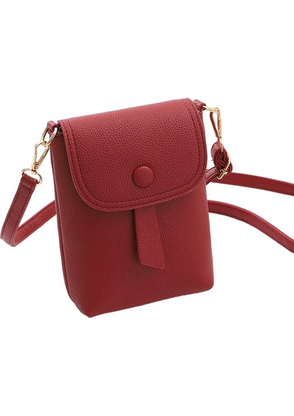 Tüm Maç Dikey Değişim Cep Telefonu Çantası Retro Mini Omuz Crossbody Küçük Çanta (Yurt Dışından)