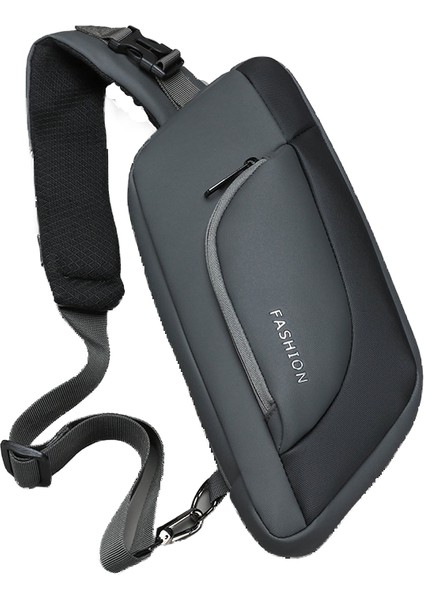 Göğüs Çantası Erkek Crossbody Çanta Erkek Küçük Çanta Moda Ins Çok Yönlü Cep Telefonu Bel Çantası Küçük Kapasiteli Çok Fonksiyonlu Omuz Çantası Göğüs Çantası (Yurt Dışından)