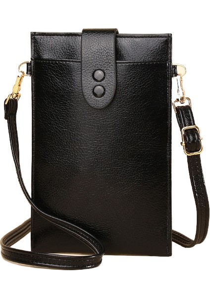 Edebi Retro Omuz Çantası Gündelik Dikey Mini Messenger Cep Telefonu Çantası (Yurt Dışından)
