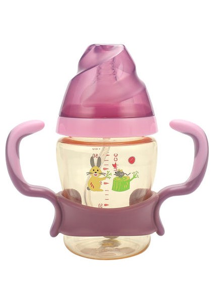 180ML Besleme Şişesi, Geniş Ağız Ppsu Saplı Besleme Besleme Şişesi (Yurt Dışından)