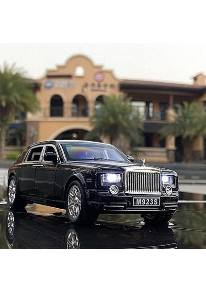 (Kırmızı) 1:24 Rolls-Royce Phantom Alaşım Araba Modeli Diecasts Araçlar Oyuncak Araba Yüksek Simülasyon Çocuk Oyuncak (Yurt Dışından)