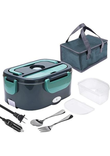 Elektrikli Öğle Yemeği Kutusu, 2 In 1 Taşınabilir Yiyecek Isıtıcı Isıtıcı Öğle Yemeği Kutusu Için Araba, Iş, Ev & Amp;ofis Kapasitesi 1.5l Abd Fişi | Öğle Yemeği Kutuları (Yurt Dışından)