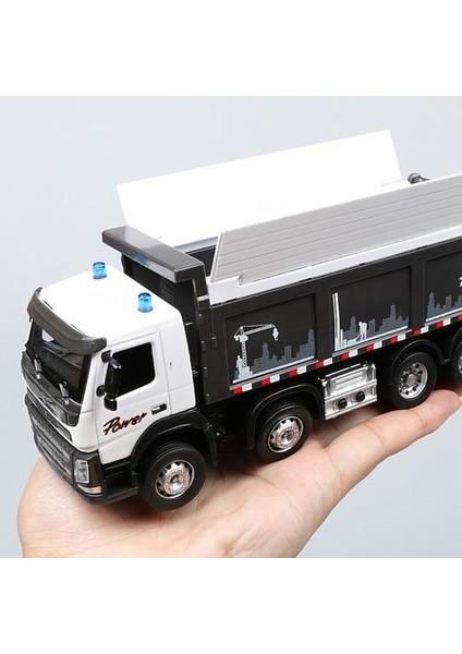 Mühendislik Araba Modeli Simülasyon Çocuk Ses ve Işık Alaşımlı Araba Modeli Kamyon Boy Oyuncak | Diecasts & Amp;oyuncak Araçlar (Yurt Dışından)