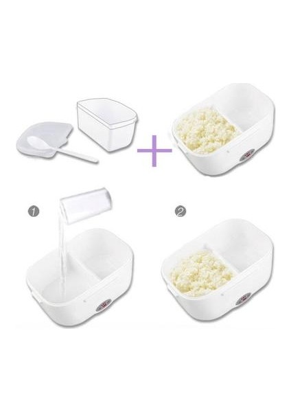 Taşınabilir 220 V Elektrikli Öğle Yemeği Kutusu Isıtmalı Isıtıcı Gıda Kapları Ev Ofis Plastik Bento Kutusu Yetişkin Yemek Çanta Setleri | Öğle Yemeği Kutuları (Gri) (Yurt Dışından) fiyatları