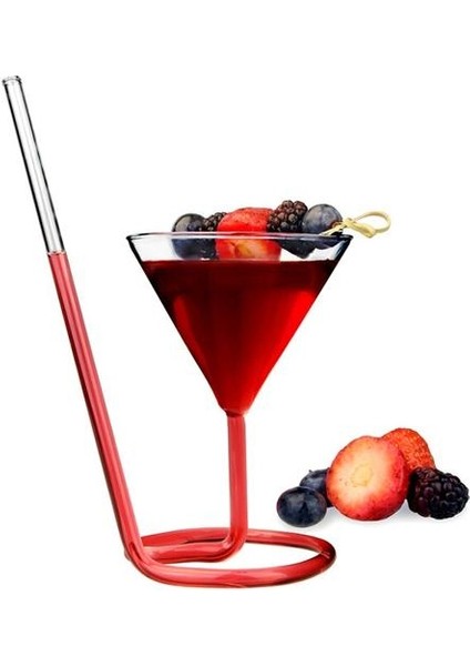 Yaratıcı Vida Spiral Saman Molekülü Kokteyl Cam Bar Parti Üçgen Goblet Martini Champagne Coupes Vaso Şarap Kadehi Takılar | Kokteyl Camı (Yurt Dışından)