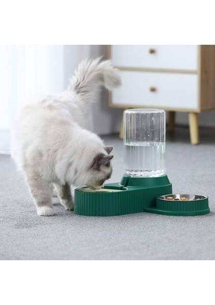 Köpek Otomatik Su Dağıtıcısı 1.8l Pet Içme Kase Islak Olmayan Ağız Kedi Gıda Besleyici | Köpek Beslemesi (Yurt Dışından)