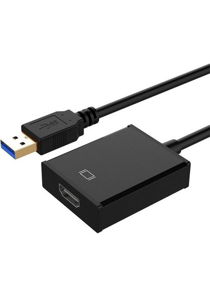 Hd 1080 P USB 3.0 HDMI Adaptörü Harici Grafik Kartı Ses Video Dönüştürücü Kablo Desteği Windows Xp Vista Win7 / 8 Altın Kaplama | HDMI Kabloları (Yurt Dışından)