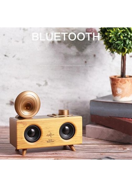 Ev Kablosuz Bluetooth Hoparlör 10 W Yüksek Güç Subwoofer Hoparlör Süper Bas 3D Surround Ses Hoparlörü | Kombinasyon Hoparlörleri (Haki) (Yurt Dışından)