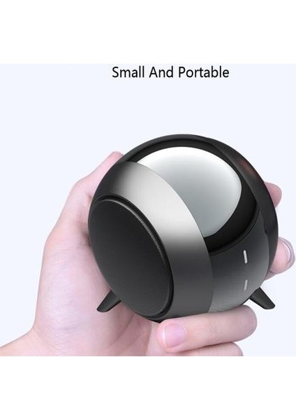 Bluetooth 5.0 Hoparlörler Yeni Metal Stereo Taşınabilir Hoparlör Şarj Müzik Subwoofer Süper Bas Stokta | Açık Hoparlörler (Mavi) (Yurt Dışından) fırsatları