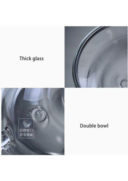 Yaratıcı Süt Kupası Çift Yalıtım Kahve Suyu Kupası Şarap Bira Viski Hediye Drinkware Mutfak Sofra Için 1 Adet | Şeffaf (Yurt Dışından) fırsatları