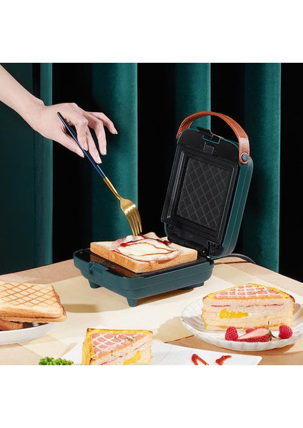 Elektrikli Sandviç Makinesi Kahvaltı Makinesi Hızlı Kahvaltı Waffle Makinesi Tost Yapışmaz Tava Mutfak ile Tost Pişirme Araçları (Yurt Dışından)