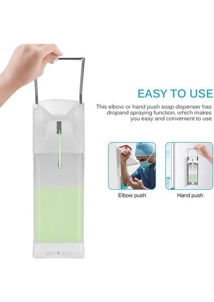Dirsek Basın Dezenfektan Dispenser Duvara Monte Sabun Pompaları Home Hotel Hospital Için Sabunluk Pompaları 1000ml | Sıvı Sabunluk (Yurt Dışından) fırsatları