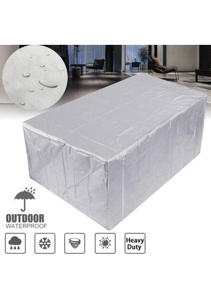 (205X104X71 Cm) Açık Bahçe Veranda Yağmur Kar Sandalye Kapakları (Yurt Dışından)