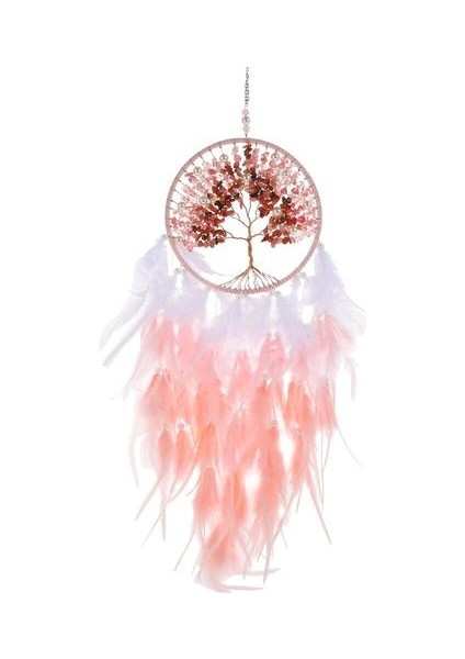 1 Adet Dream Catcher Tüy Kolye Duvar Asılı Dreamcatcher Ev Dekor | Rüzgar Çanları ve Amp;asılı Süslemeler (16 cm * 70CM) (Yurt Dışından)