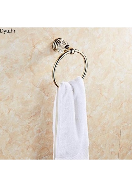 Altın Kristal Retro Havlu Yüzük Havlu Asılı Yüzük Banyo Havlu Askısı Havlu Bar Banyo Aksesuarları | Havlu Yüzükler (Yurt Dışından) fiyatları