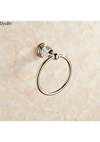 Altın Kristal Retro Havlu Yüzük Havlu Asılı Yüzük Banyo Havlu Askısı Havlu Bar Banyo Aksesuarları | Havlu Yüzükler (Yurt Dışından) fırsatları