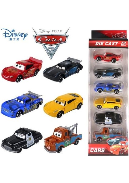 6 Adet / Takım Disney Pixar Arabalar 3 Oyuncak 1:55 Diecast Araç Metal Alaşım Arabalar Yıldırım Mcqueen Model Araba (Yurt Dışından)