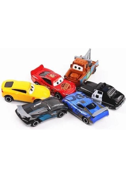 6 Adet / Takım Disney Pixar Arabalar 3 Oyuncak 1:55 Diecast Araç Metal Alaşım Arabalar Yıldırım Mcqueen Model Araba (Yurt Dışından)