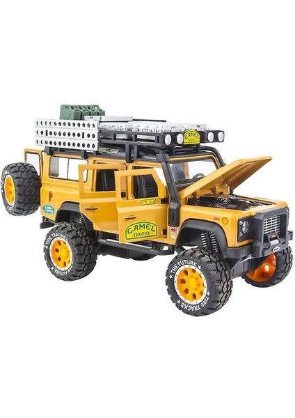1:28 Diecast Geri Çekin Araba Oyuncaklar Alaşım Jeep Macera Araba Modeli (Yurt Dışından)