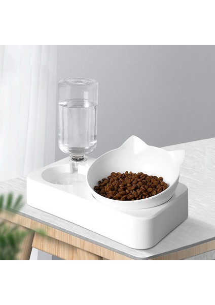 Kedi Aksesuarları Ürünleri Pet Çift Kişilik Kaseler Plastik Kedi Köpek Kaseleri Otomatik Otomatik Olarak Suyu Ekleyin (Yurt Dışından) fırsatları
