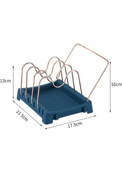 Pan Pot Organizatör Tutucu Kesme Tahtası Pan Pot Kapak Ayarlanabilir Raf Mutfak Tencere Kaşık Spatula Depolama Raf | Raflar ve Amp;tutucular (Yurt Dışından)