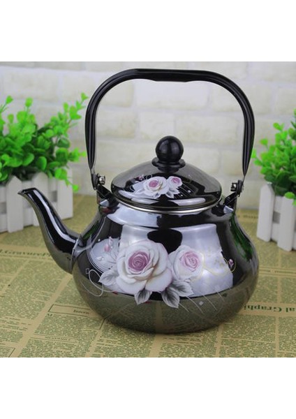 2l Kalın Porselen Emaye Pot Ev Demlik Genel Amaçlı Indüksiyon Ocak Kaynatın Su Pot Emaye Çiçekli Su Isıtıcısı | Su Isıtıcılar (Yurt Dışından) modelleri