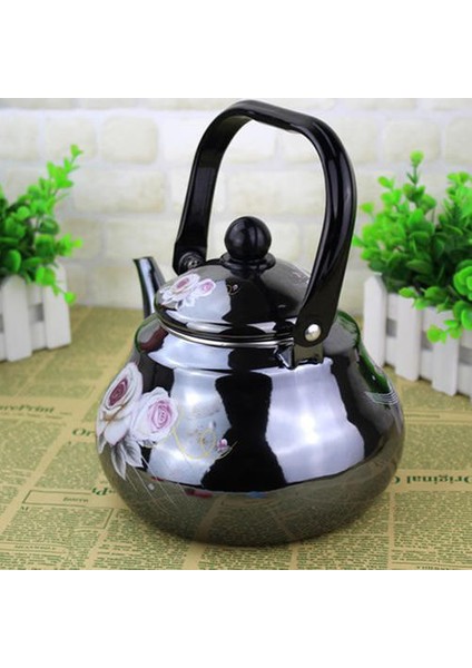 2l Kalın Porselen Emaye Pot Ev Demlik Genel Amaçlı Indüksiyon Ocak Kaynatın Su Pot Emaye Çiçekli Su Isıtıcısı | Su Isıtıcılar (Yurt Dışından) fırsatları