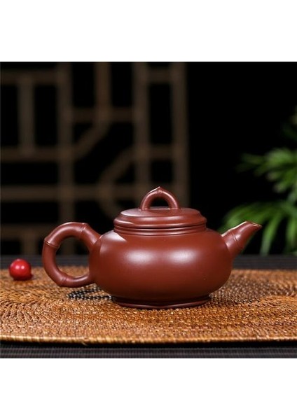 El Demlik Cevheri Büyük Kırmızı Çaydanlık Kung Fu Çay Potu Bambu Kiraz | Çaydanlıklar (Yurt Dışından) fiyatları