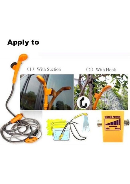 Taşınabilir Kamp Duş 12 V Elektrikli Açık Su Torbaları Araba Yıkama 12 V Kamp Banyo Duş Çantası Pompası Kamp Açık Hiking | Su Torbaları (Yurt Dışından) modelleri