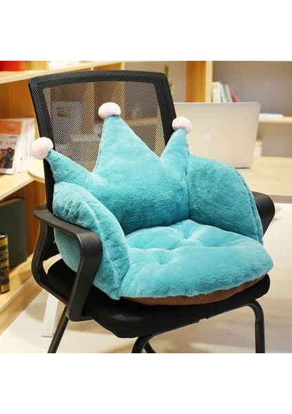 Sevimli Tiara Taç Şeklinde Peluş Katı Kalınlaşma Yastık Koltuk Sandalye Pedleri Yumuşak Yastık Ev Ofis Araba Koltuk Rölyef | Yastık (Yurt Dışından) fiyatları