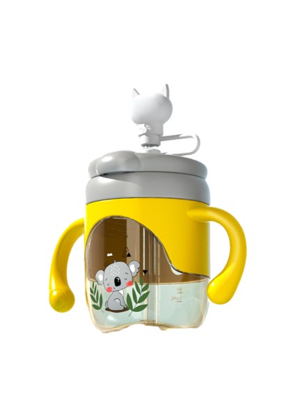260ML Su Kupası, Saman ve Ölçekli, Bebek Içmeyi Öğrenmeye ve Ev Anti-Çift Su Bardağı Için Uygun (Yurt Dışından)