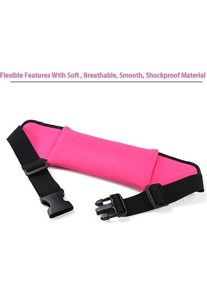Koşu Kemer Bum Çantası Su Geçirmez Ayarlanabilir Flip Kemer Erkekler Kadınlar Için Açık Sporlar (Pembe) (Yurt Dışından) fırsatları