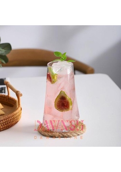 Yaratıcı Geometrik Viski Cam Elmas Kristal Cam Altın Çerçeve Şeffaf Kahve Süt Çay Bardağı Ev Bar Çift Cam Bardak | Kokteyl Camı (Yurt Dışından) fiyatları