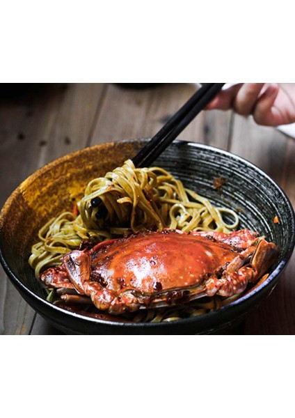 Japon Tarzı 7.5 Inç Ramen Kase Karışık Sos, Seramik Çorba Kasesi, Retro Sofra, Şapka Kase, Trompet | Kaseler (Yurt Dışından) fırsatları