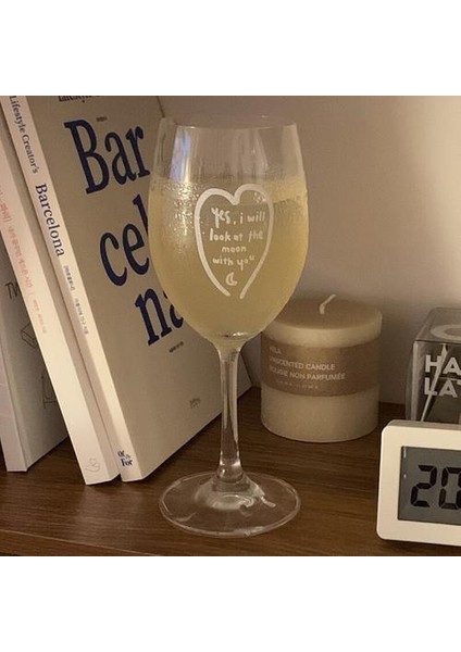 Lover Mektup Kalp Tatlım Goblet Kokteyl Cam Bar Parti Karıştırma Şarap Özel Içecekler Kadeh Sevgililer Günü Kupası | Şarap Kadehleri (Yurt Dışından)