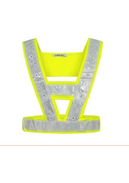 Yüksek Görünürlük Endüstriyel Güvenlik Yelek Yansıtıcı Hi Vis Yelek Yansıtıcı Çizgili Ve Işıkları İle | Bisiklet Yelek (Yurt Dışından)