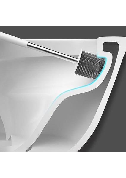 Yumuşak Saç Tuvalet Fırçası Banyo Silikon Tuvalet Fırçası Için Set Uzun Kolu Temizleme Aracı Ev Banyo Aksesuarları | Tuvalet Fırçaları (Yurt Dışından) indirimleri